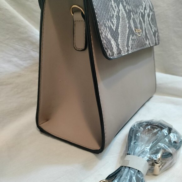 Dune London Snake Print Handbag or Crossbody NWOT - Picture 3 of 11